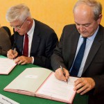 Le moment de la signature