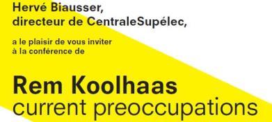 Invitation conférence Koolhaas1