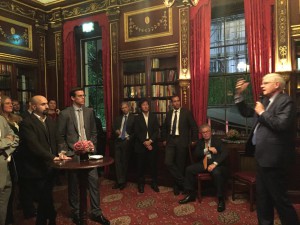 Centraliens UK, Bernard Gault et Hervé Biausser