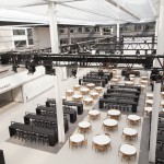 Le hall avec le resto universitaire